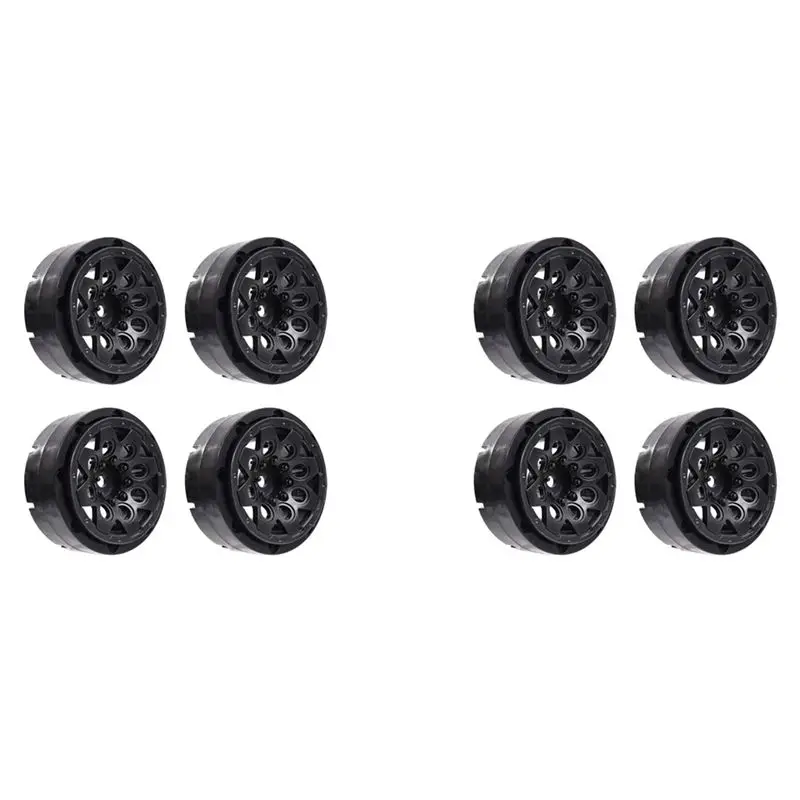 

LALA 8PCS Plastic Beadlock 1.9 Wheel Hub Rim For 1/10 RC Crawler Axial SCX10 90046 AXI03007 Traxxas TRX4 RC4WD D90