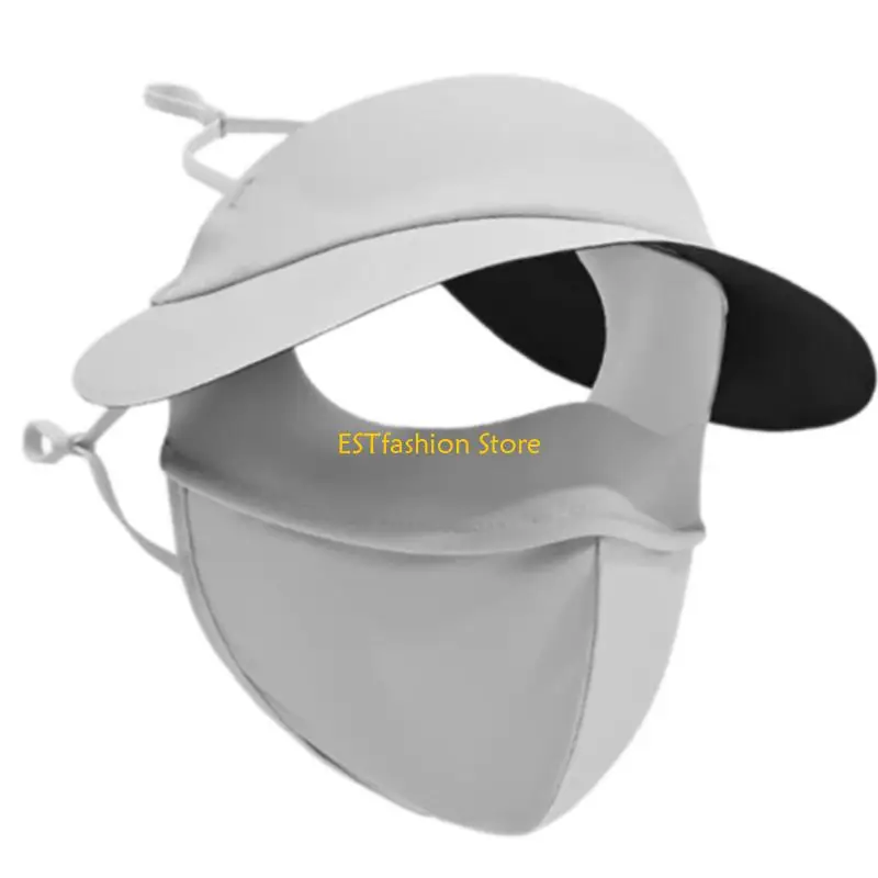 Y5GC Summer Hat Face Guard Face Mask For Outdoor Enthusiasts Sports Activity