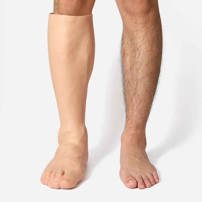 Silicone Foot Sleeves Scar for Men Simulation Human Skin Touch Hiding for Crossdresser Breast From Prothesis Postoperative