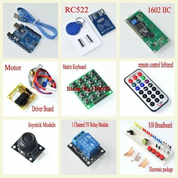 Upgraded Advanced Version Starter Kit the RFID learn Suite Kit LCD 1602  UNO R3