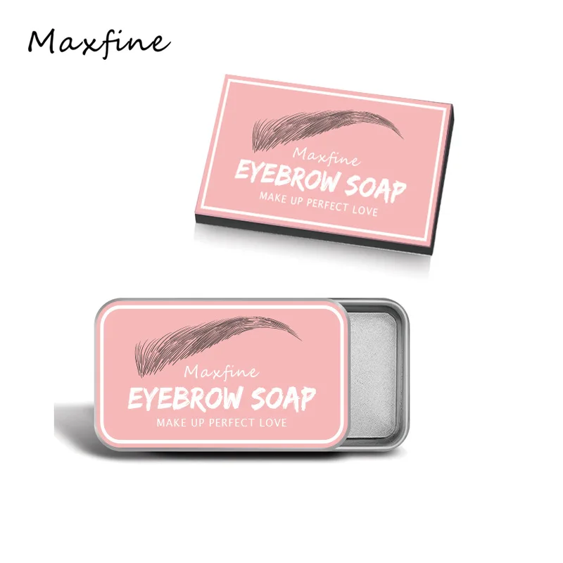 Eyebrow Soap Kit,Brows Styling Soap,Long Lasting Waterproof Smudge Proof Eyebrow Styling Pomade for Natural Brows 3D Brow Balm