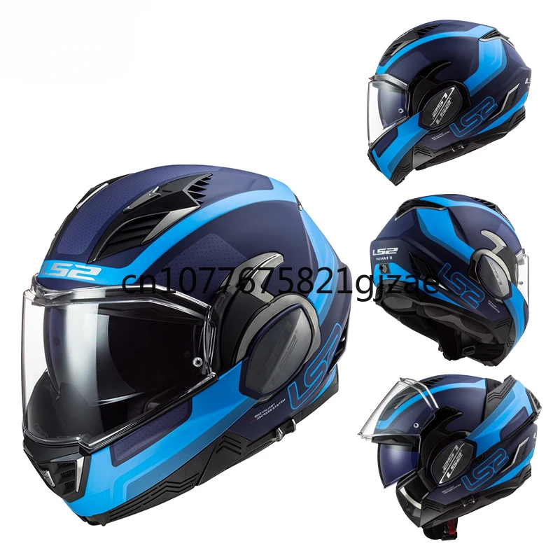 Original LS2 FF900 motorcycle helmet 180 degrees back somersault helmets ls2 Valiant 2 casco moto casque