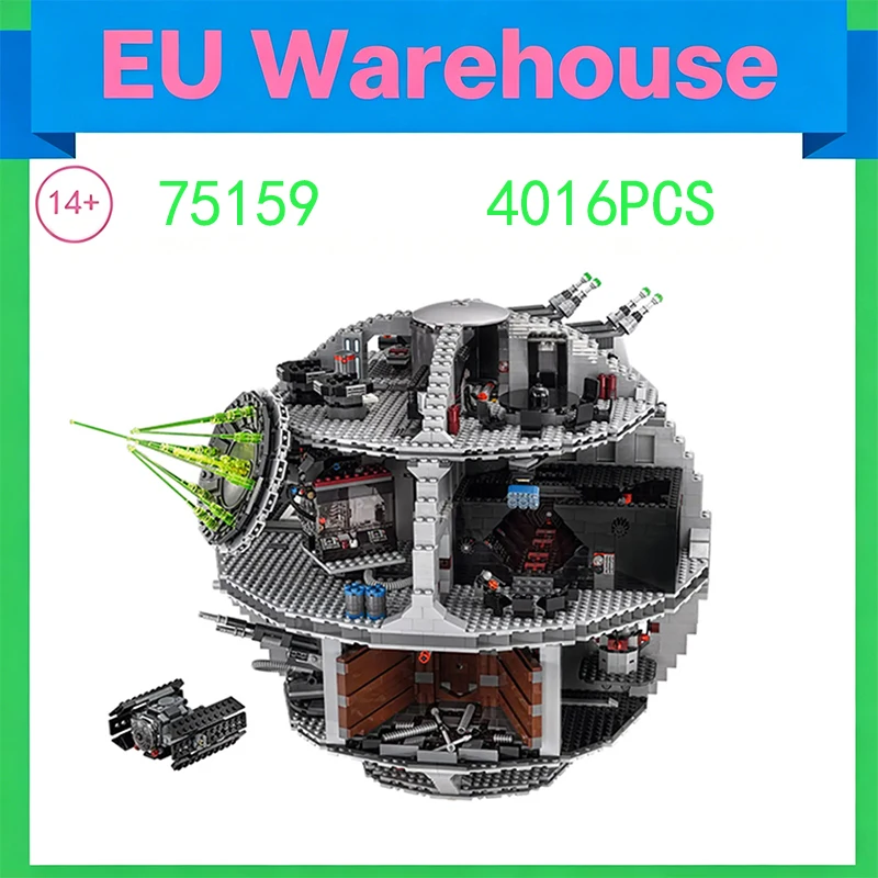 4016 Teile Death Space Bausteine, große Konstruktionssteine, Spielzeug, kompatibel mit Set 75159, Weihnachts- und Geburtstagsgeschenk für Erwachsene