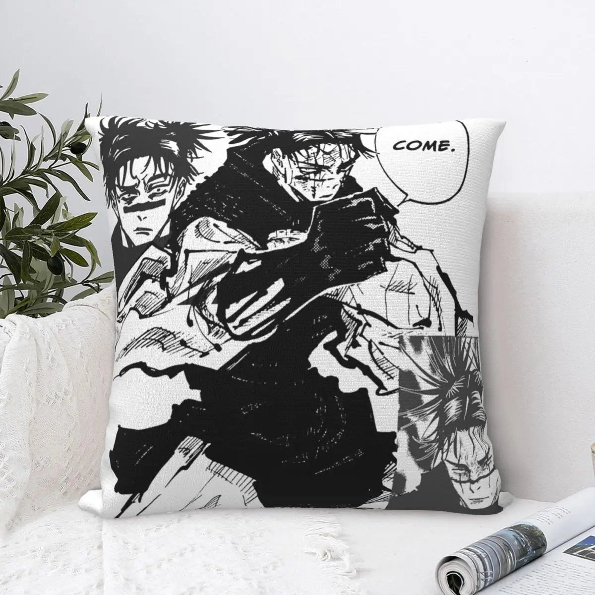 Choso Pillowcase Printing Polyester Cushion Cover Decoration Anime Throw Pillow Case Cover Home Wholesale 40X40cm