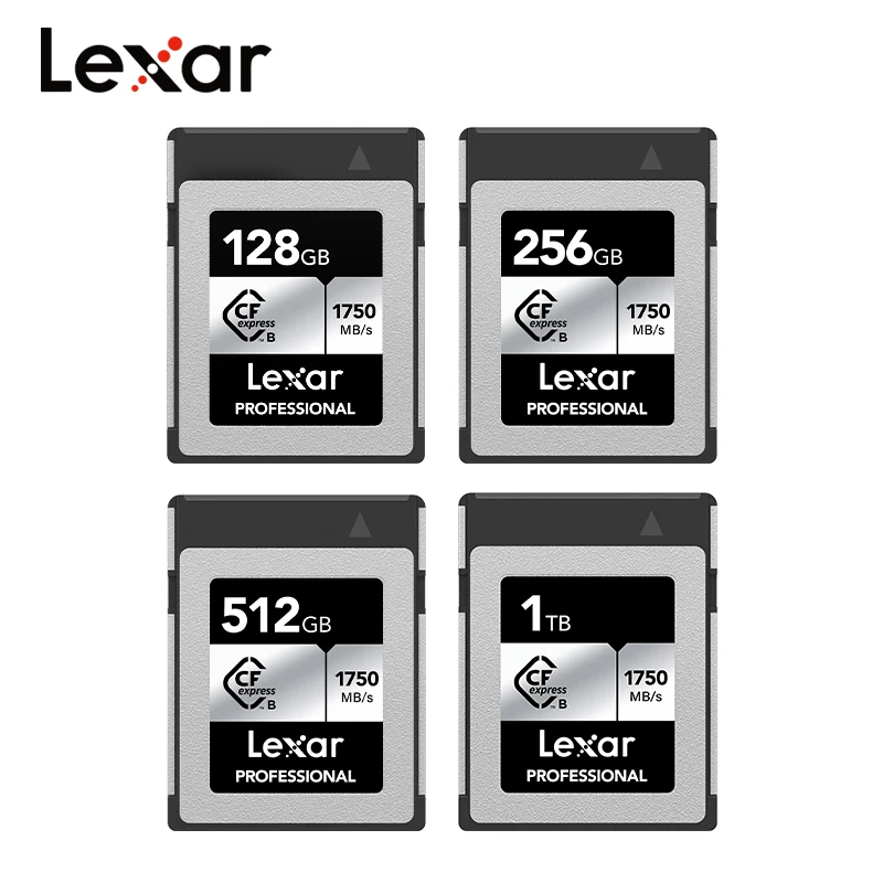 Original Lexar Professional CFexpress Type B Card 128GB 256GB 512GB 1TB Reading 1750Mb/s High Speed 8K ultra CF Camera Card cfe