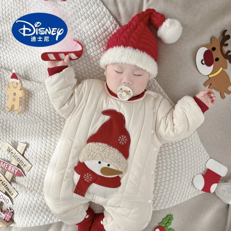 بذلة مبطنة حرارية للأطفال |   رومبير شتوي ثقيل الوزن مع حشوة قطنية للرضع من عمر 0 إلى 24 شهرًا، ملابس خارجية مريحة