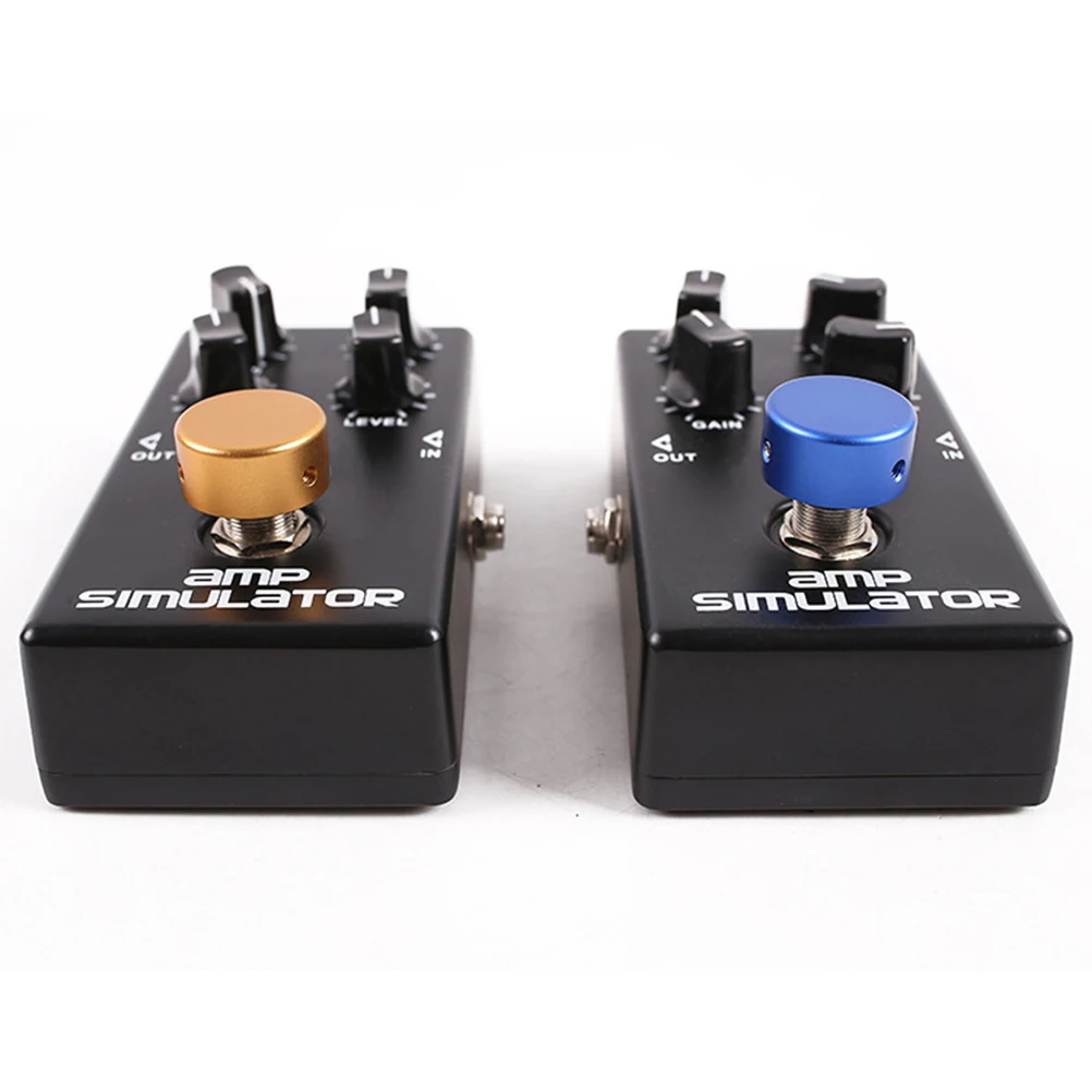 

3pcs 2 Sets Effect Pedal Aluminium Alloy Footswitch Toppers Blue With Cap Screws Durable Protection For