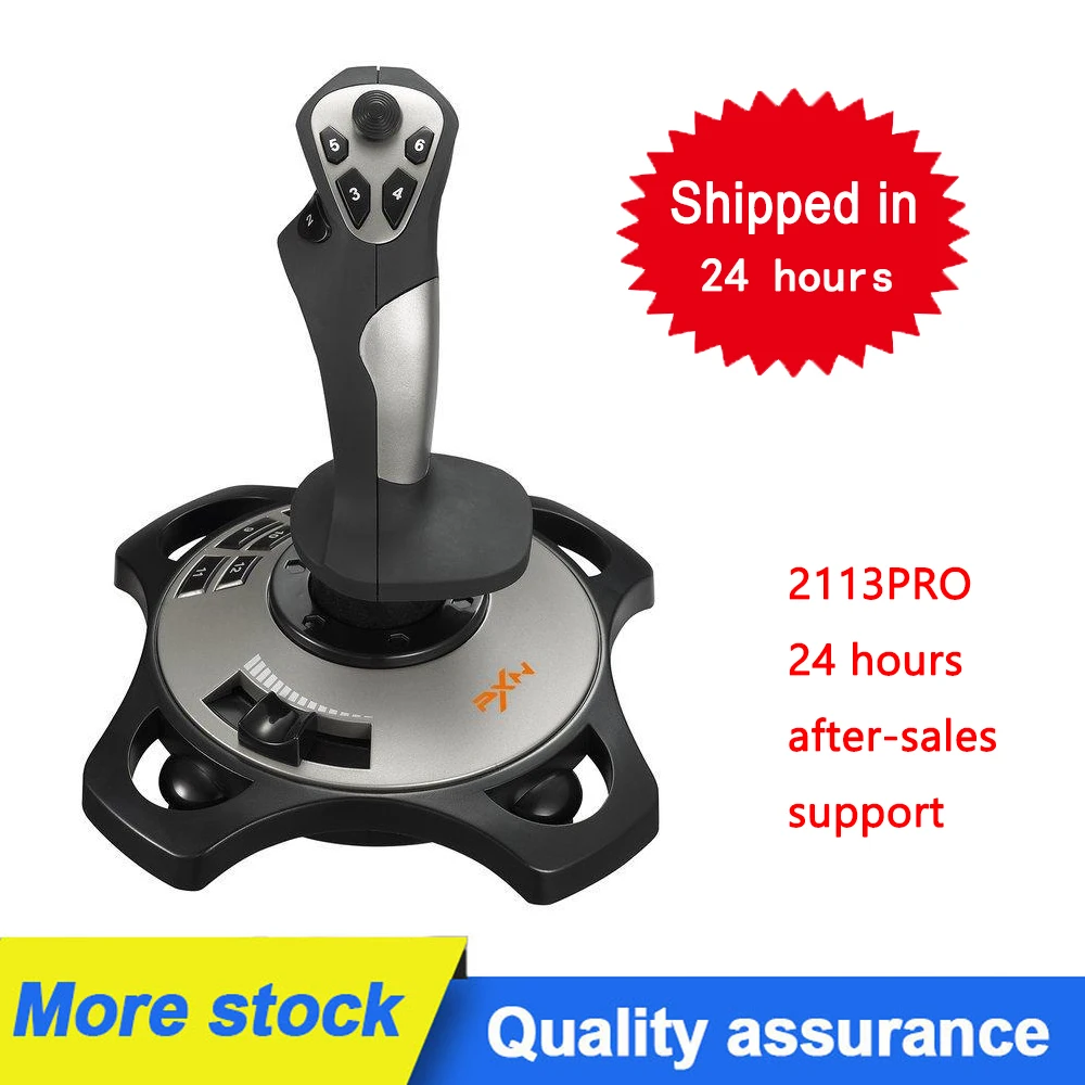 PXN-2113 Joystick Flight Simulator Gamepad Controller Pc Flight Simulator Cockpit Stick for PC/Desktop