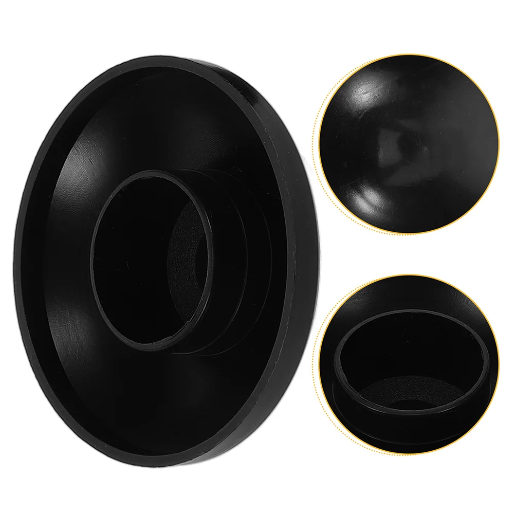 

10 Pcs Trampoline Pipe Cover Has Leg Cushion Caps Mushroom Black Rubber Bottom Covers Child