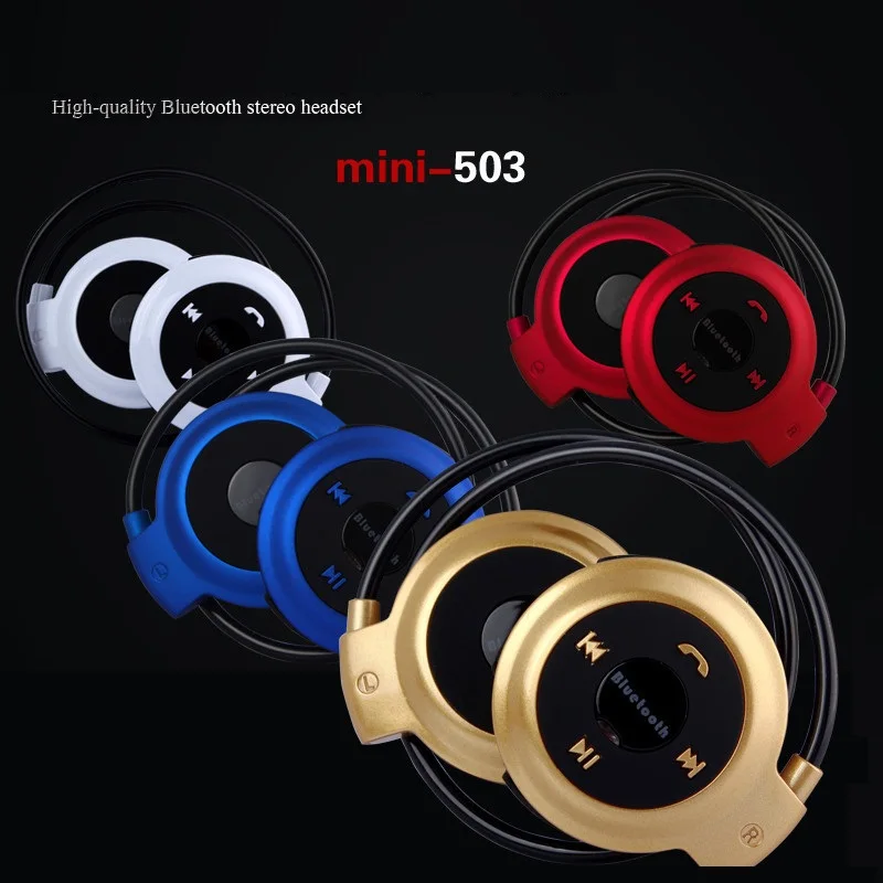 Sport Portable Wireless Bluetooth Stereo Hifi Bass Headphones Headset Support FM Radio TF Card MP3 Playing Headphone