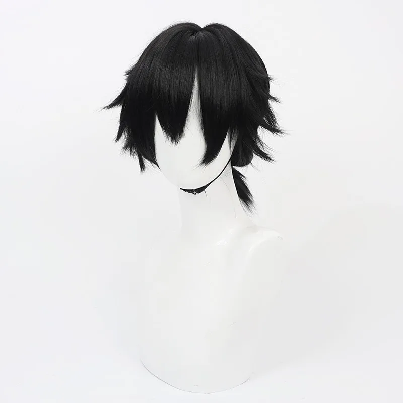 วิกผมคอสเพลย์ Time's Telltale Ein Night Spirit ทรงหางม้าสีดำ ของขวัญวันฮาโลวีน