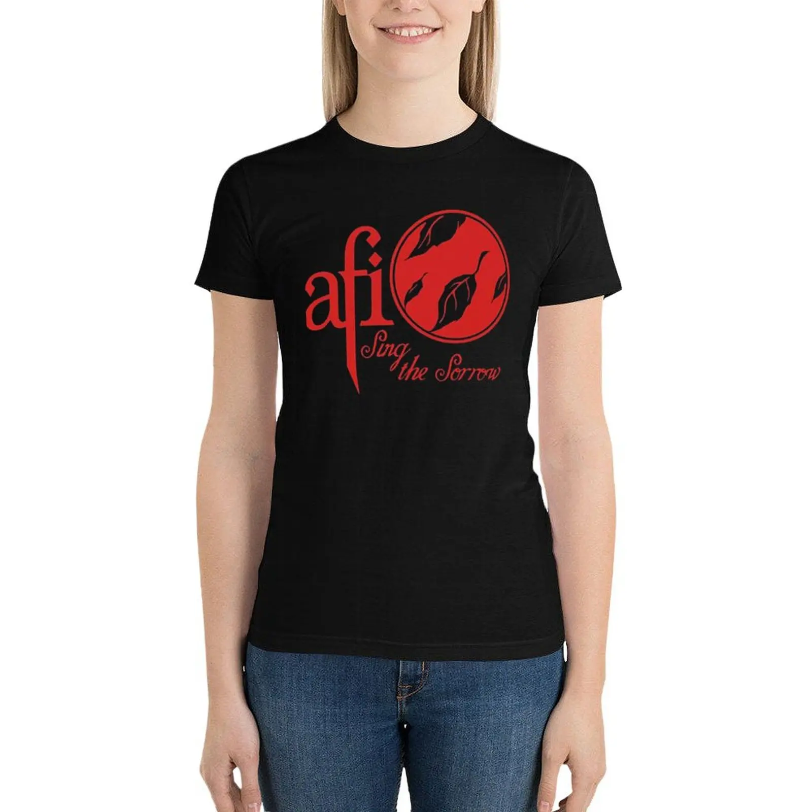 

the sing the sorrow bodies of AFi logo band summer show T-Shirt funny plus size tops t-shirts for Women graphic tees