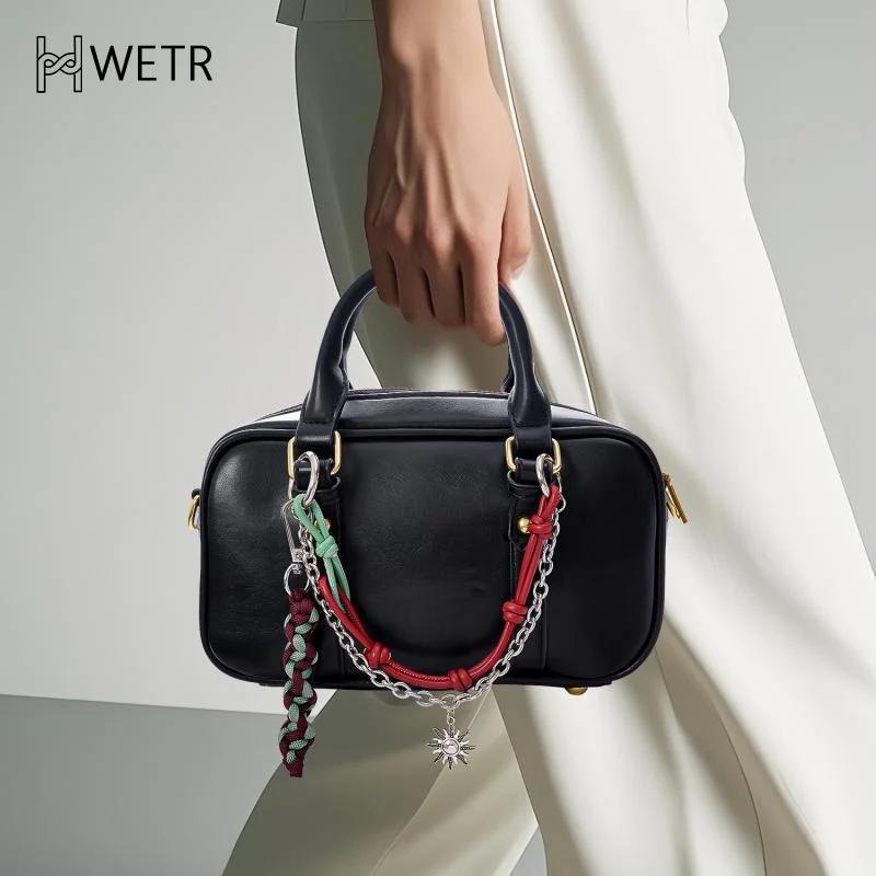 

Модный кожаный брелок, подвески, сумки, цепочка, многофункциональная съемная веревка, тканая металлическая цепочка, ремешок, сумка, подвесные аксессуары