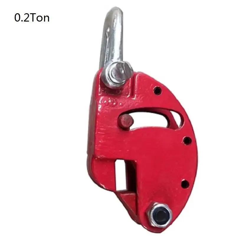 0.2Ton QT Type Iron oil drum clamp lifter clip bucket barrel tank can chain sling