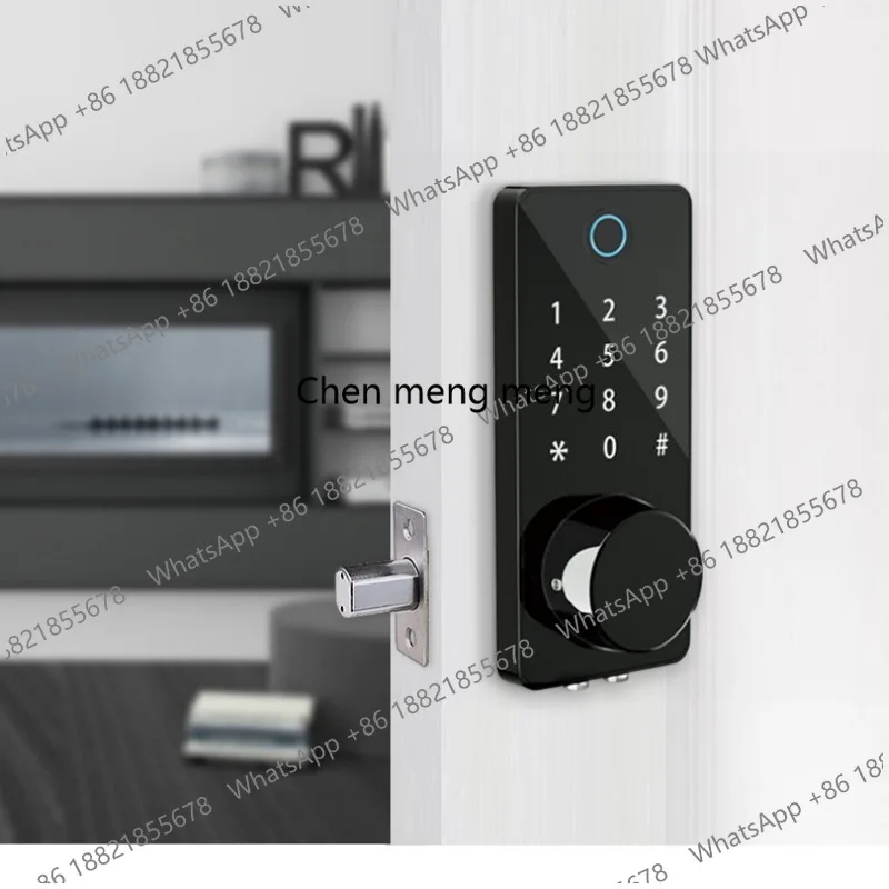 

Smart lock, household automatic wooden door Bluetooth magnetic card, fingerprint solution, electronic lock