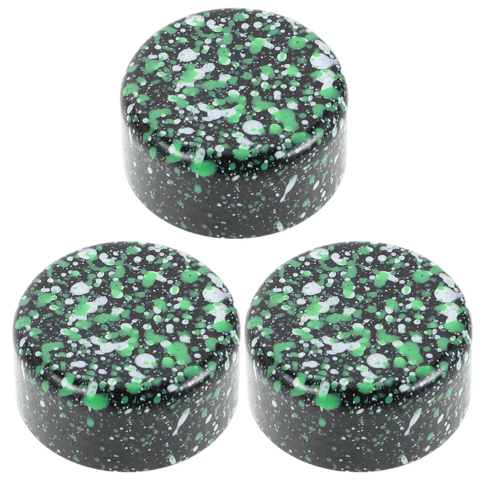 3Pcs Guitar Effects Pedal Footswitch Button Cap Anti-Slip Raised Protective Stomp Switch Cover Easy Install White