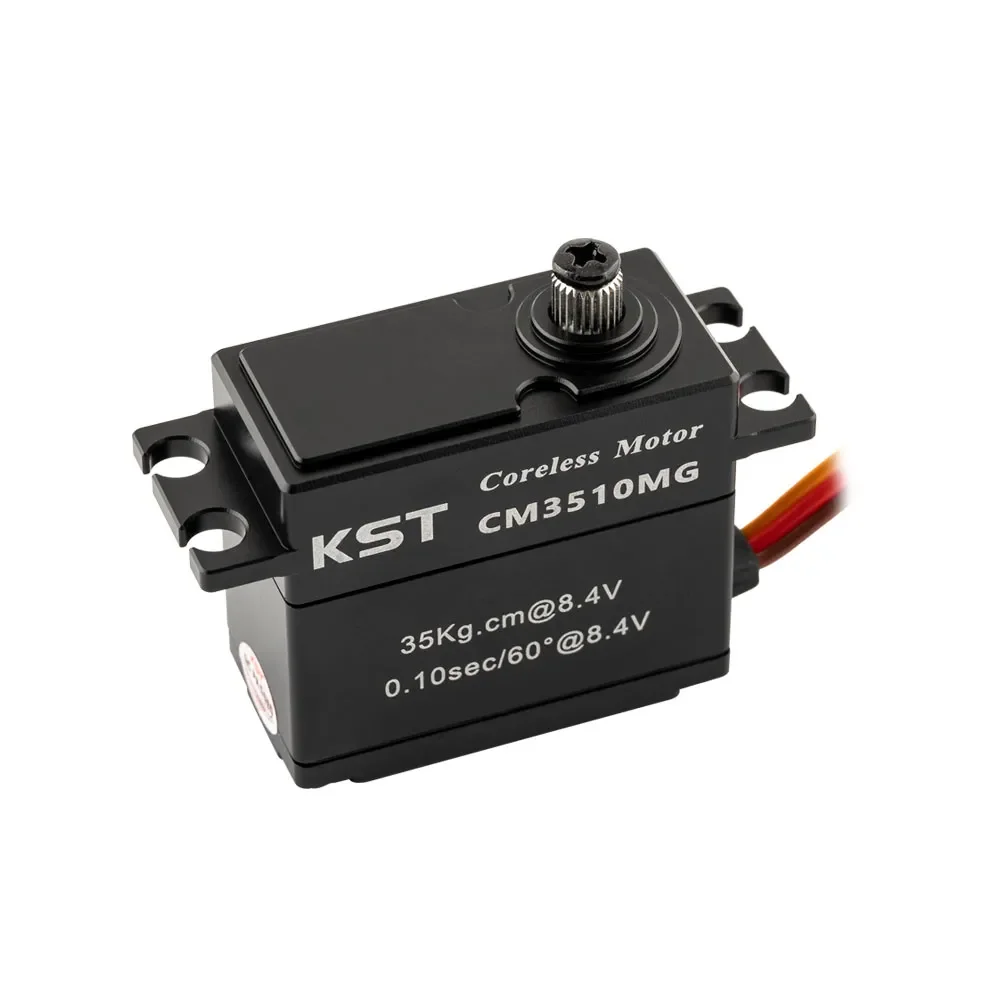 CM3510MG Coreless DC Motor Metal Gear Servos IP65 Waterproof 35Kgf.cm 0.10sec for 1/10 Scale RC Rock Crawler