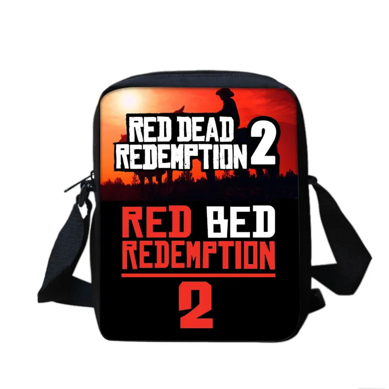 Red Dead Redemption Boys & Girls 프린트 숄더 백 키즈 캐주얼 토트 폰 백 남성 & 여성 쇼핑백 최고의 생일 선물