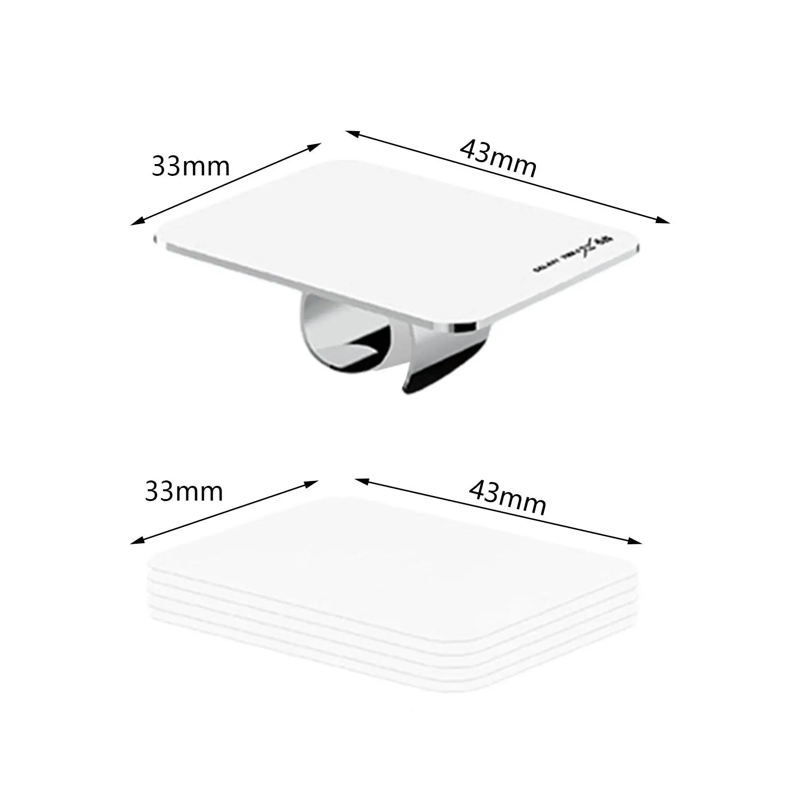 Finger Palette Nail Art Tiny Refill with 5 Sheets Make Up Palette Color Mixer for Painters DIY Crafts Artists Replace