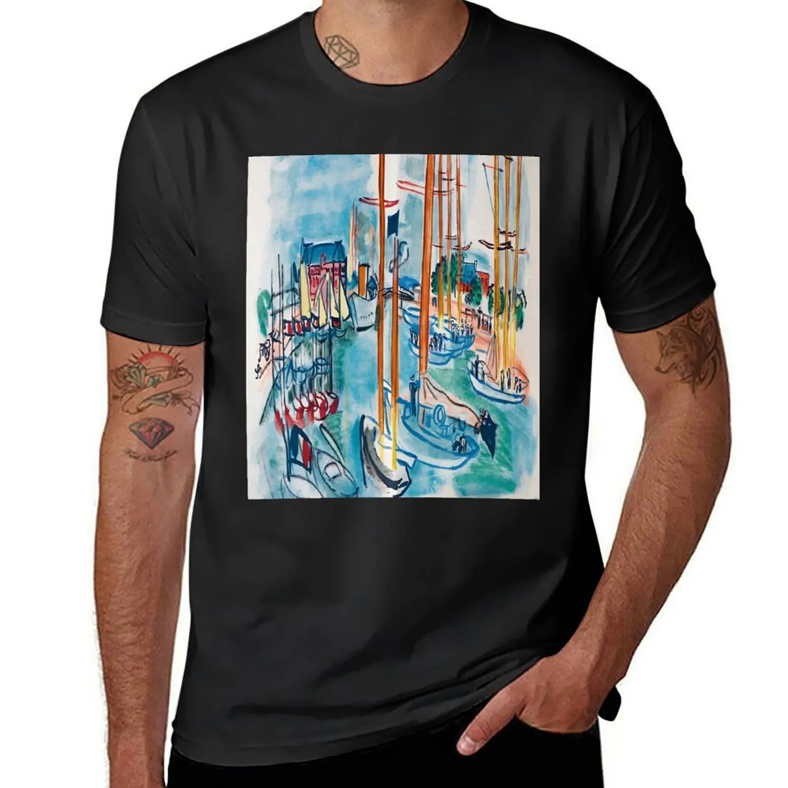 

Artwork by Raoul Dufy T-Shirt graphic shirts sports fans oversized customs design your own luxury clothes men