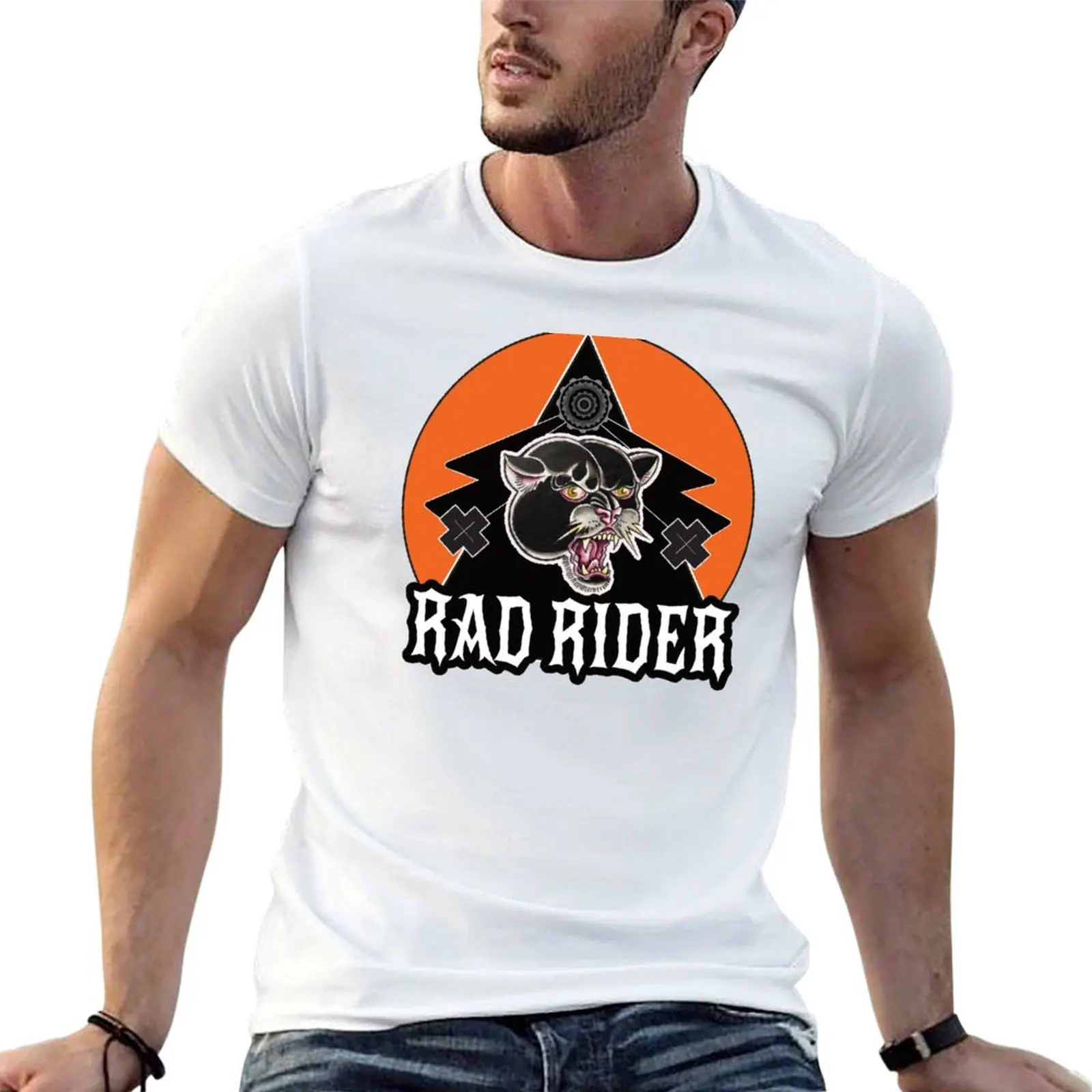 RAD RUNNER rider FAT TIRE GANG E-BIKE T-Shirt Work Casual Loose Fit T-Shirt