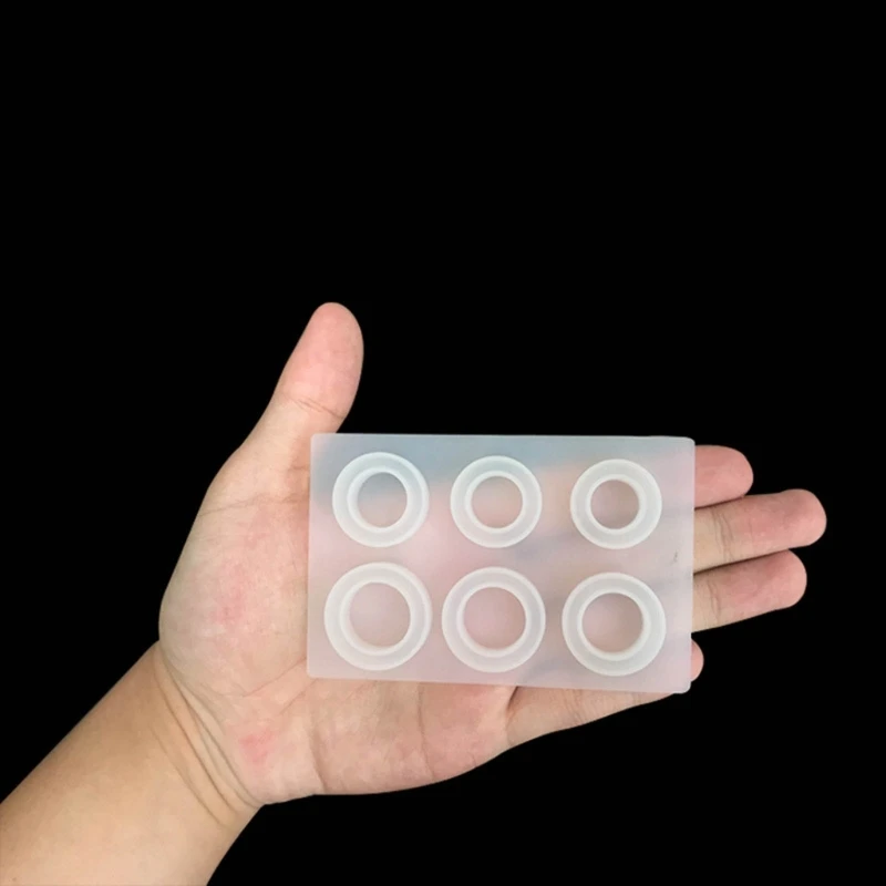 Circle Modeling Molds Silicone Ring Molds Various Sizes Ring Casting Molds