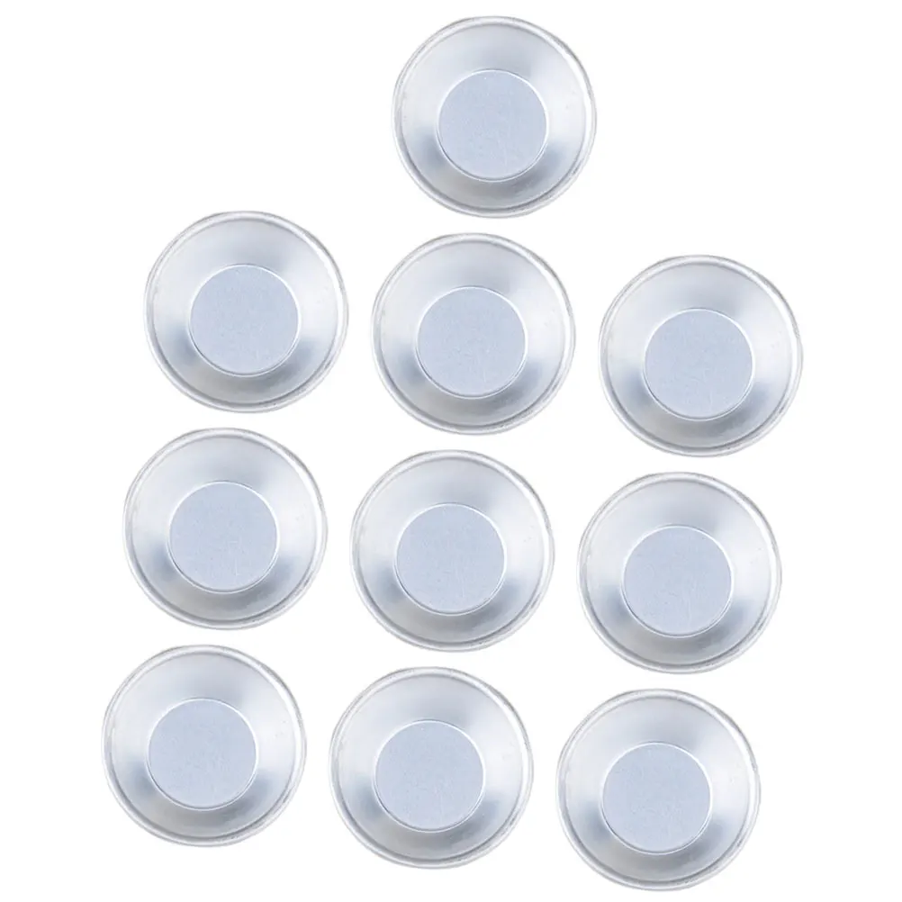

10 Pcs Egg Tart Mold Removable Cake Kitchenware Pan Muffin Aluminum Trays Disposable Bread Baking Pastry