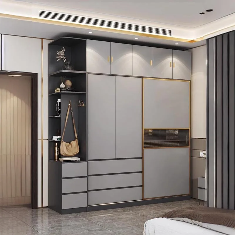 

Modern Armoire Nordic Wardrobes Bedroom Drawer Wooden Luxury Storage Wardrobe Living Room Bedroom Armadio Guardaroba Furniture