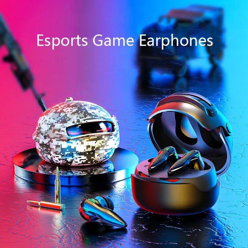 

Bluetooth 5.3 Esports Gaming Earphones HiFi Sound Noise Reduction Low Latency Headset Game Earphones Sport Earbuds For Gamer