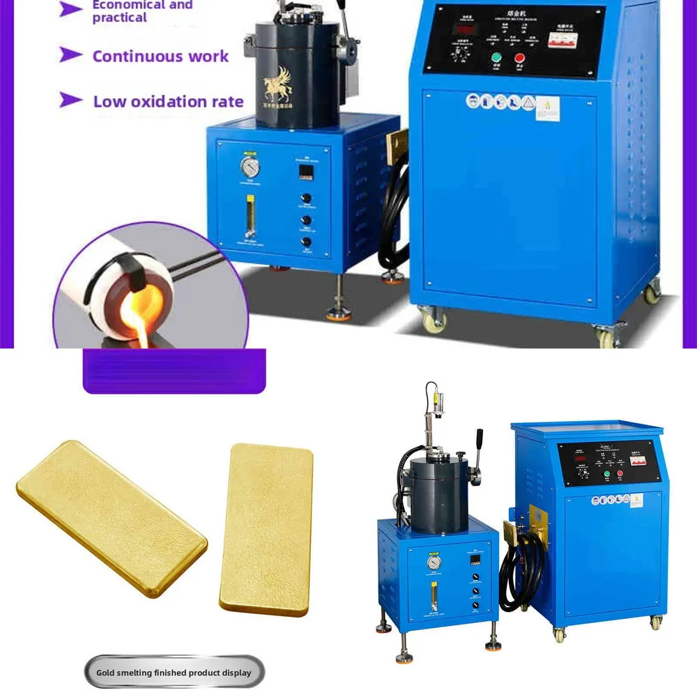 

High - Frequency Induction Heating High - Temperature Vacuum Melting Furnace for Precious Metals