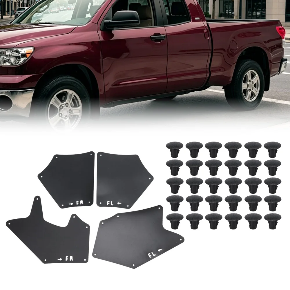 For Toyota Tundra Pickup / Sequoia 2007-2020 Mud Flaps Splash Guards Mudflaps Fender Liners Shield Apron Seal Flares 537370C030