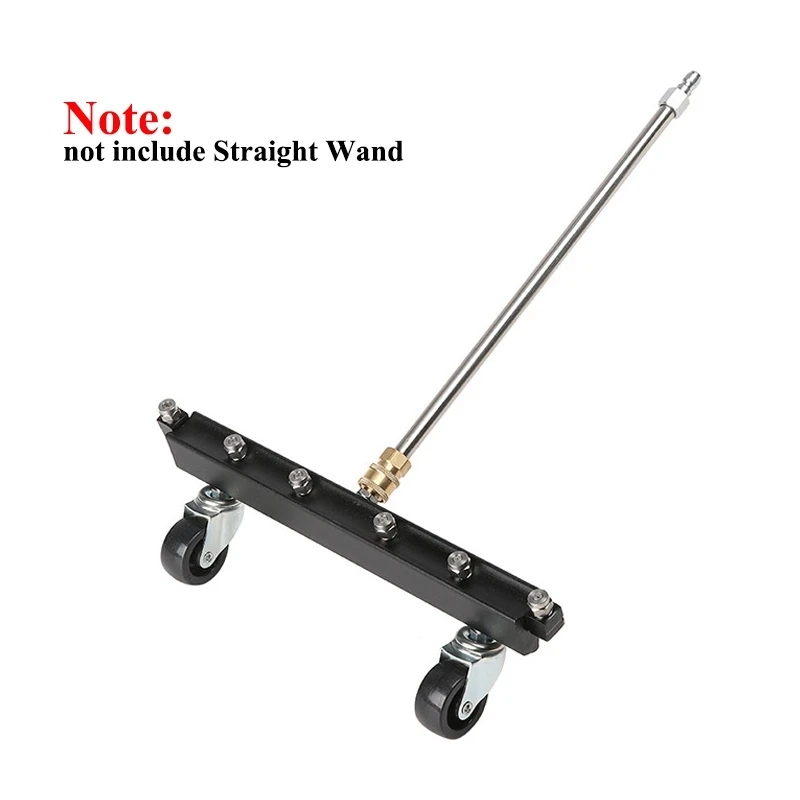 LLCS-High Pressure Washer Undercarriage Cleaner,6 Nozzle Garden Cleaning Machine 4000 PSI Water Broom Cleaning Tool Kit