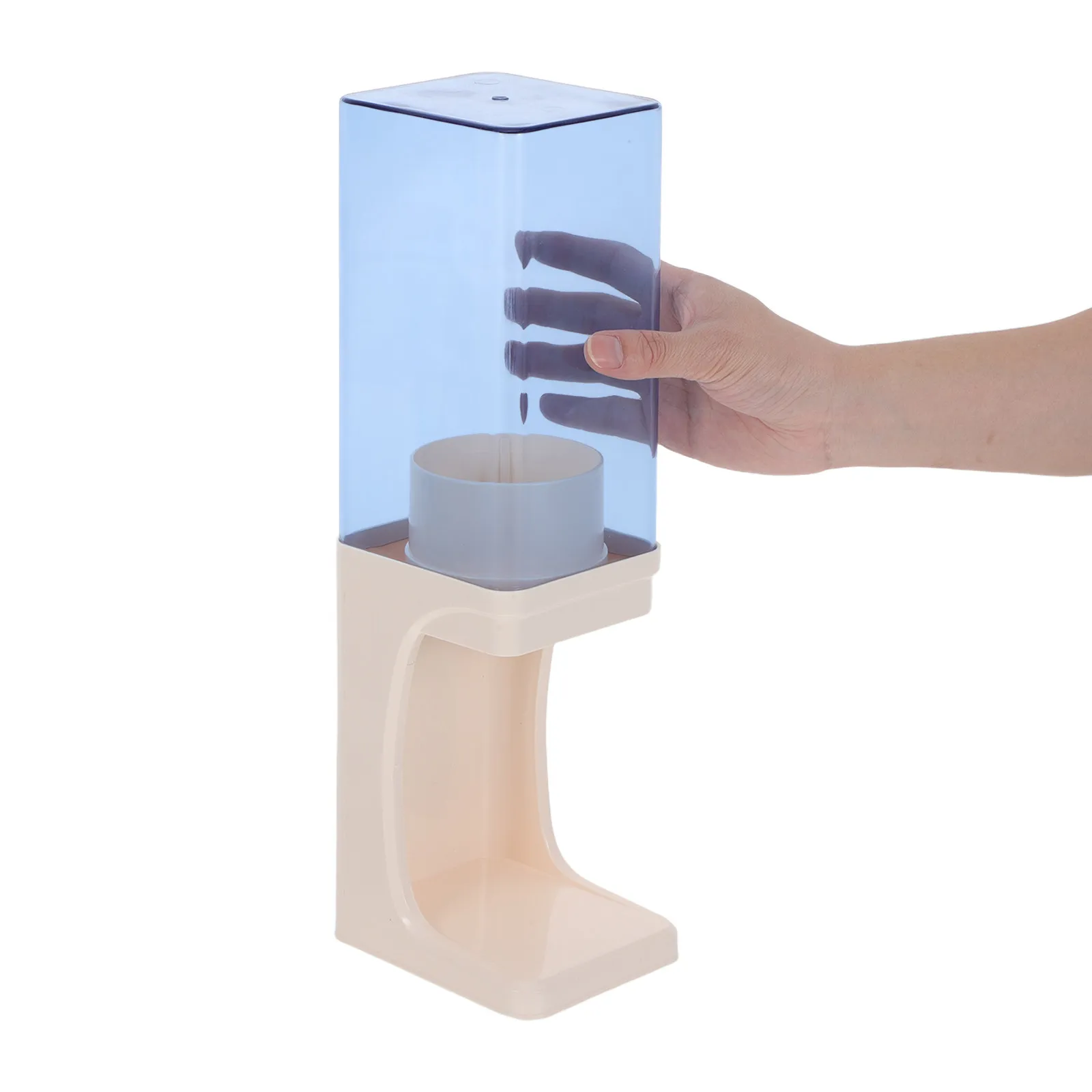 

Clear Paper Cup Holder Dispenser Easy Refill Design for Home Office Party Portable Cup Organizer Fits Disposable Coffee Water