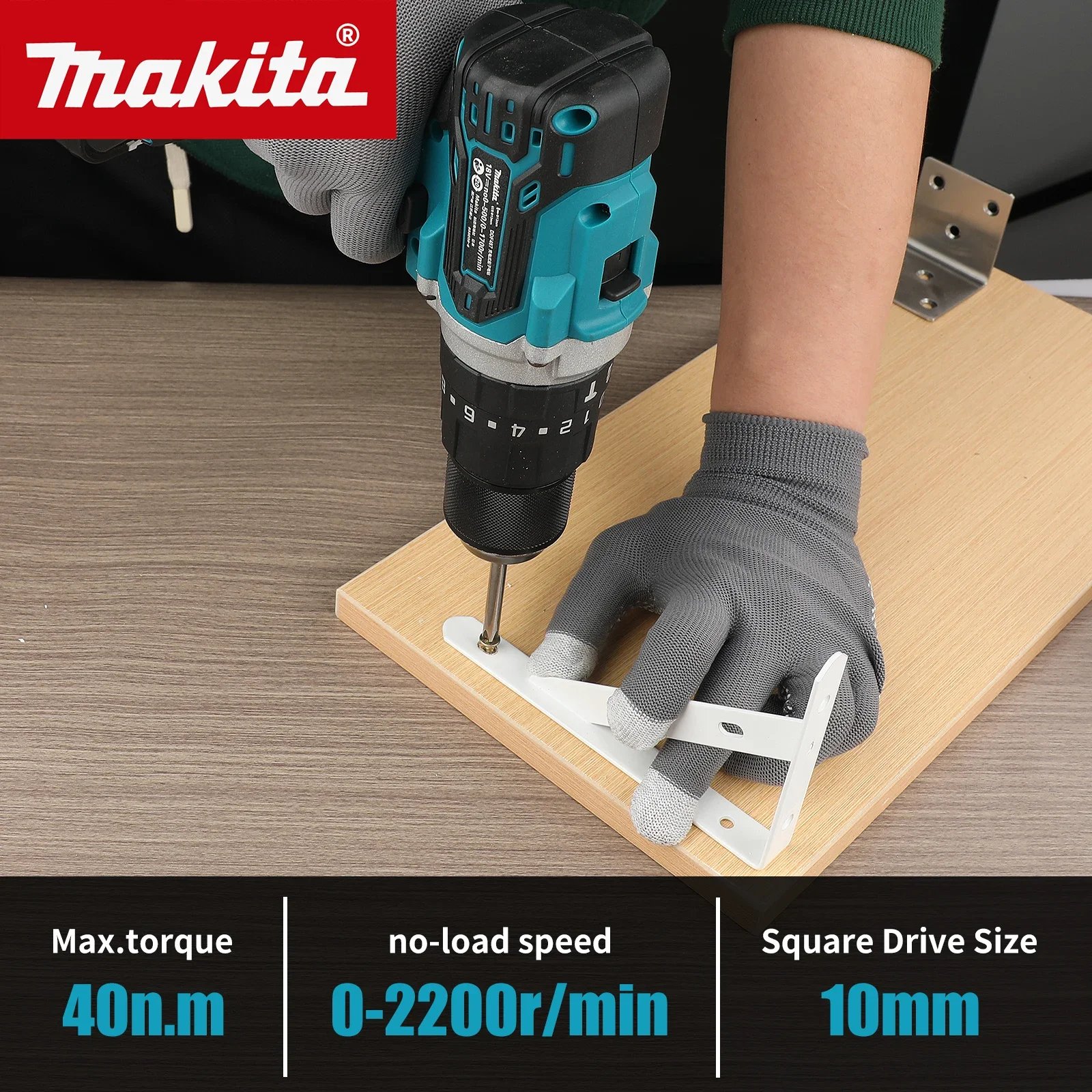 For Makita DDF487 Professional Drill Driver 60N·m Power Output Ideal For Furniture Assembly And Daily Maintenance Tasks tools