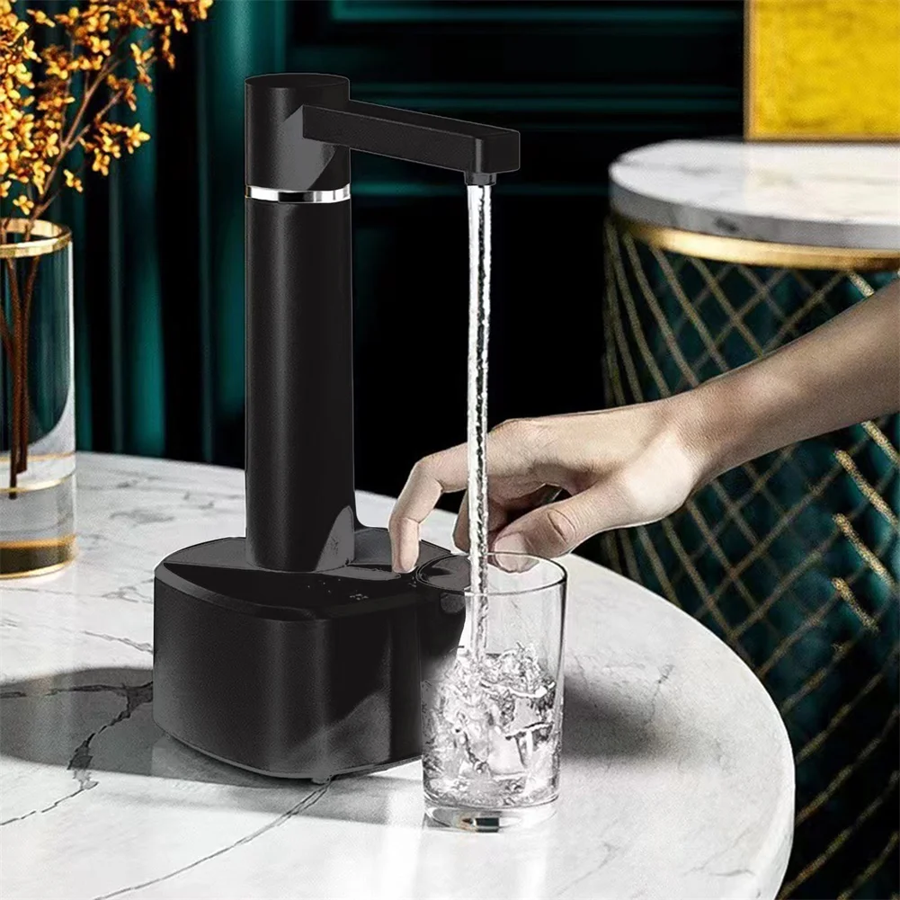 3gear USB Electric Water Pump Automatic Water Dispenser with Stand for Desktop Use Adjustable Water Volume for Home and Office