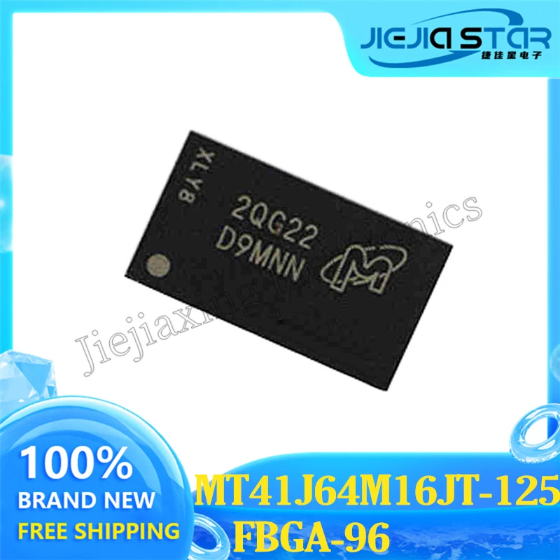 Tout nouveau DDR3 D9MNQ MT41J64M16JT-125:G MTRivière J64M16 FBGA puce de stockage mémoire IC 5-20PCS livraison gratuite électronique