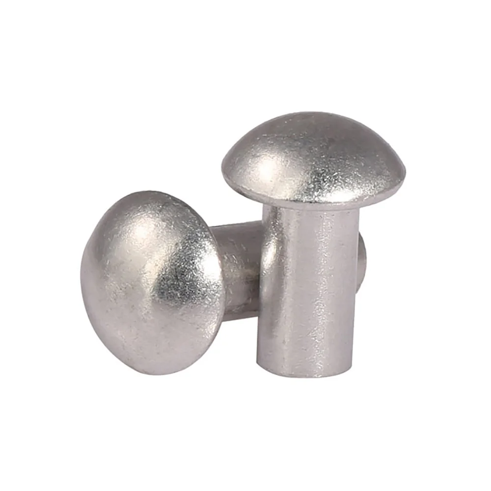 20-500pcs Solid Self-tapping Rivet M2 M2.5 M3 M4 M5 M6 M8 Aluminum Round Mushroom Head Hand Knock Self-plugging Rivets L3mm-40mm