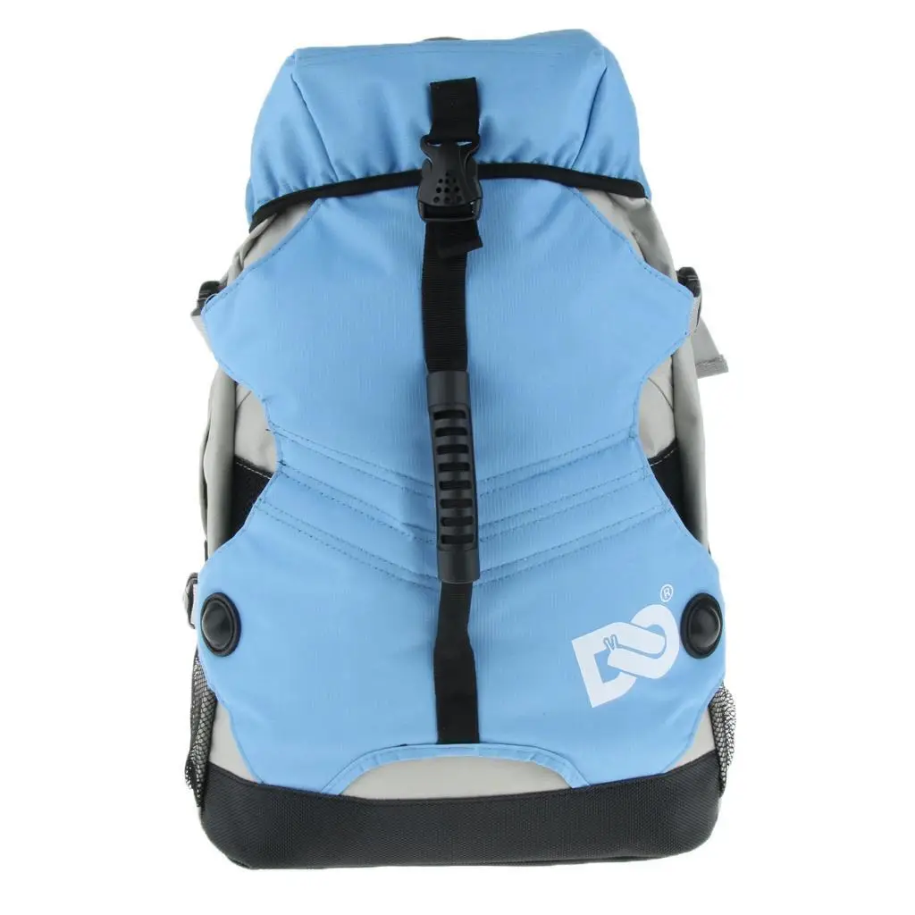 Adjustable Padded Shoulder Strap Quad Skate Sport Backpack