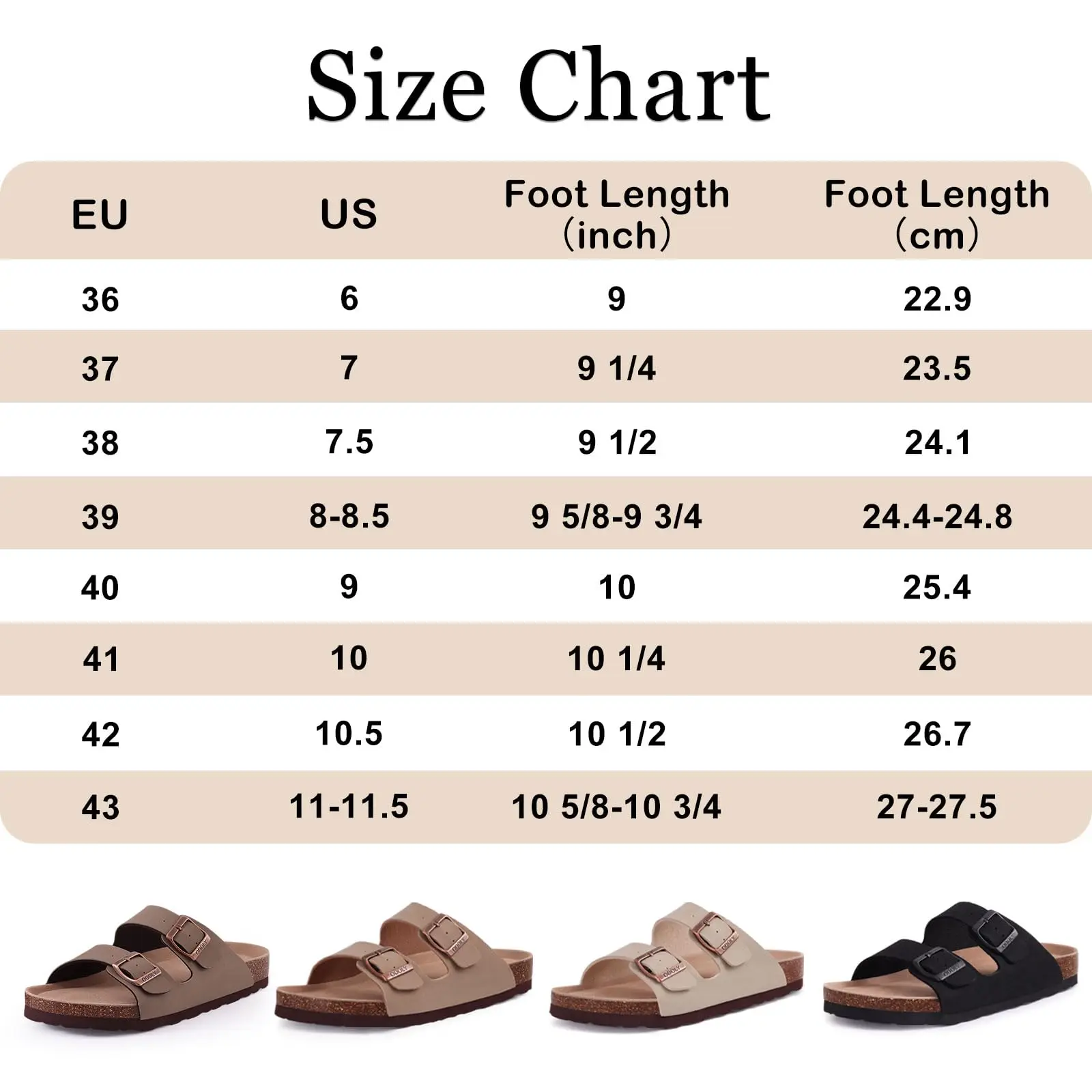 Litfun Classic Thick Soles Cork Slippers Women Fashion Cork Footbed Sandals Unisex Summer Beach Slippers Slip-on Home Flat Slide