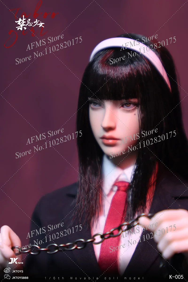 ฟิกเกอร์สะสม JKTOYS K-005 ขนาด 1/6 ตัวละครโทมิเอะ คาวากามิ น่ากลัว ชุดเต็ม 12 นิ้ว ฟิกเกอร์แอคชั่นหญิงทหาร