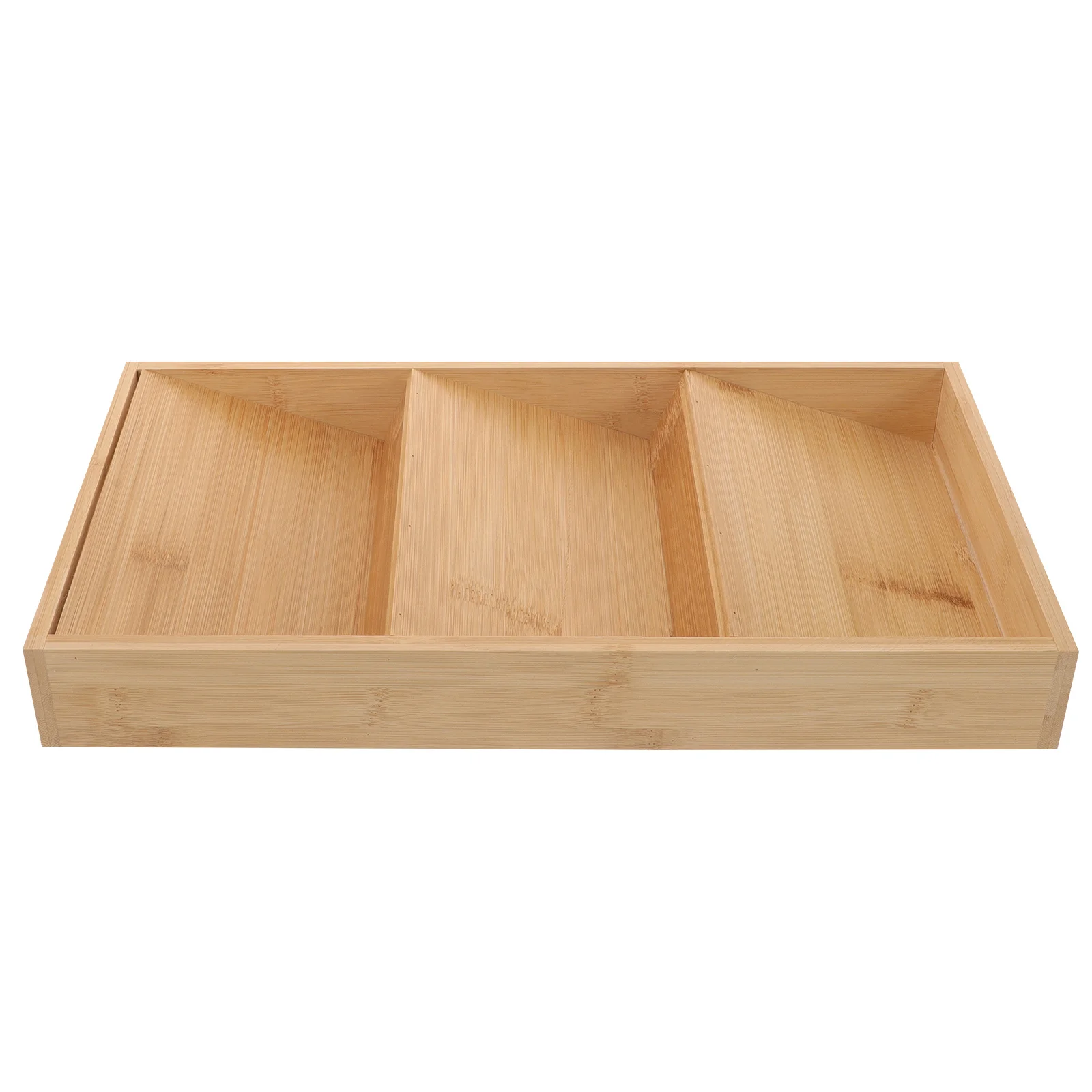 

3-Tier Bamboo Seasoning Storage Rack For Kitchen Counter Cabinet Drawer Spice Organizer Condiment Holder Container