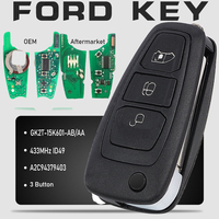 KEYECU 3 BTN Car Remote Flip Key For Ford Tourne Transit GK2T-15K601- AB /AA 433.92MHz FSK Pro ID49 Chip A2C94379403