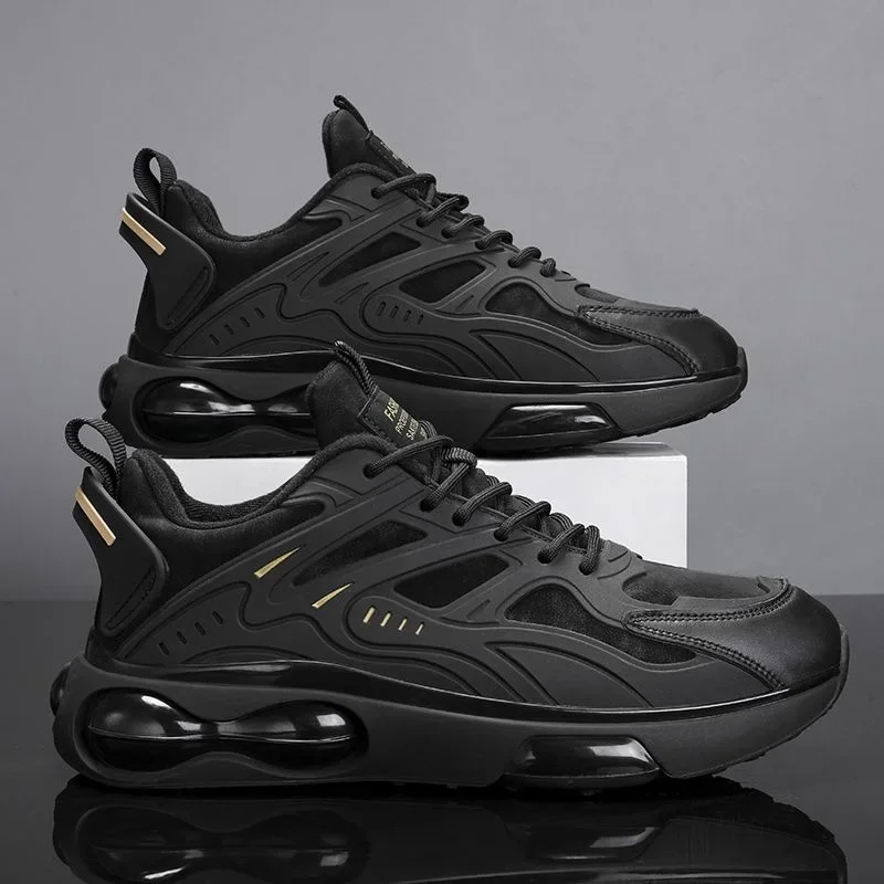 2024 New Summer Men's Leisure Sports Running Shoes Breathable sneaker Hot selling Versatile Dad Shoes Student Shoes