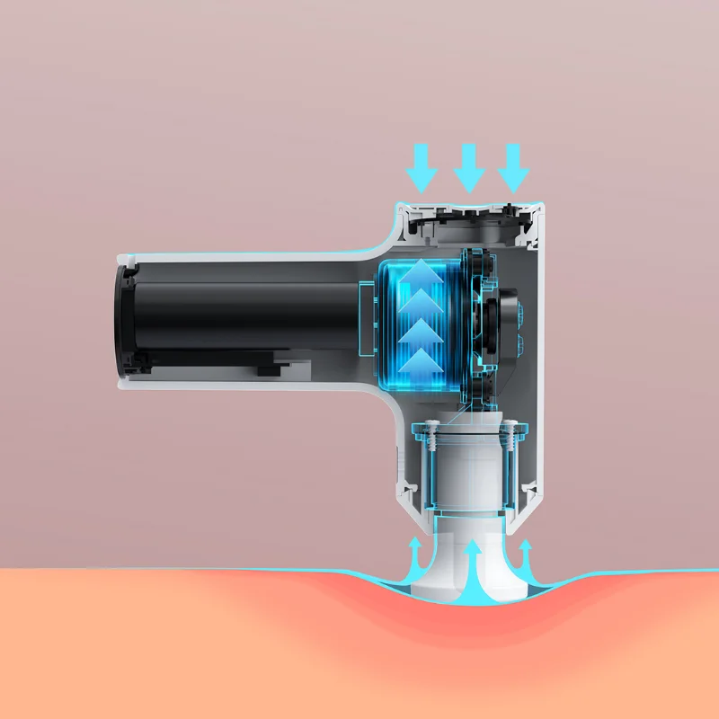 오리지널 샤오미 미지아 미니 마사지 건, 휴대용 전기 근육 근막 릴렉스 마사지 피트니스 근막 건 마사지 진동기