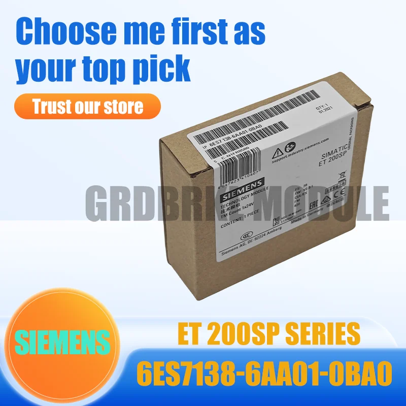 

New Original SIEMENS 6ES7138-6AA01-0BA0 6ES7 138-6AA01-0BA0 ET 200SP Counter module