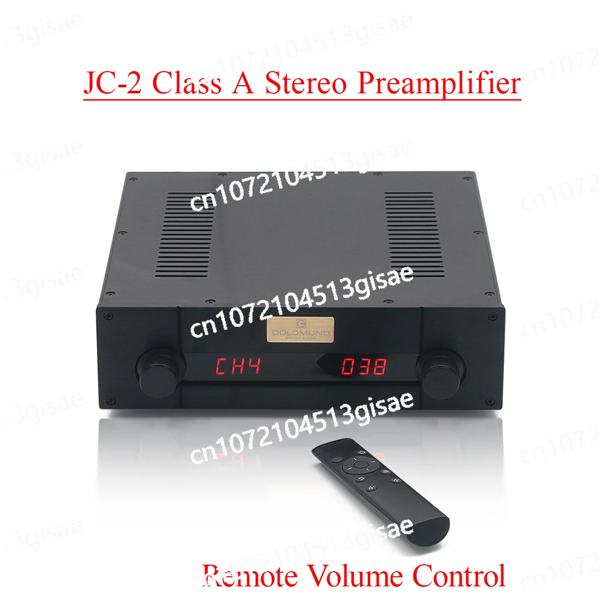 HiFi A-level Audio Preamplifier Remote Control Based on MARK LEVINSON JC2 Circuit with 128 Levels