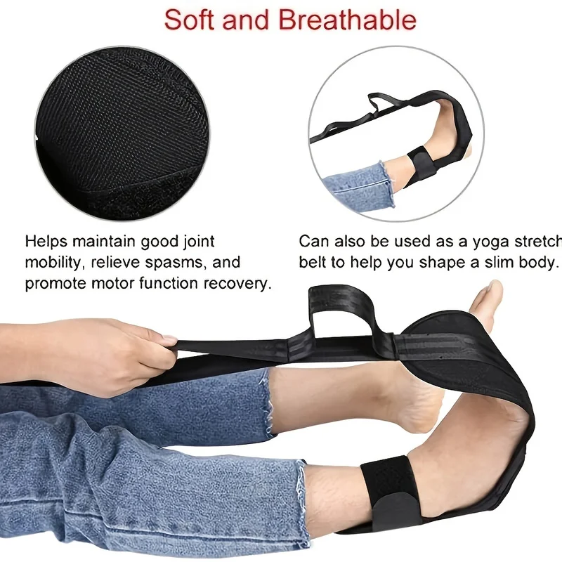 Yoga Stretching Band Segmented Adjustment Assisted With Foot Stretching Band Rehabilitation Training Leg and Foot Stretching