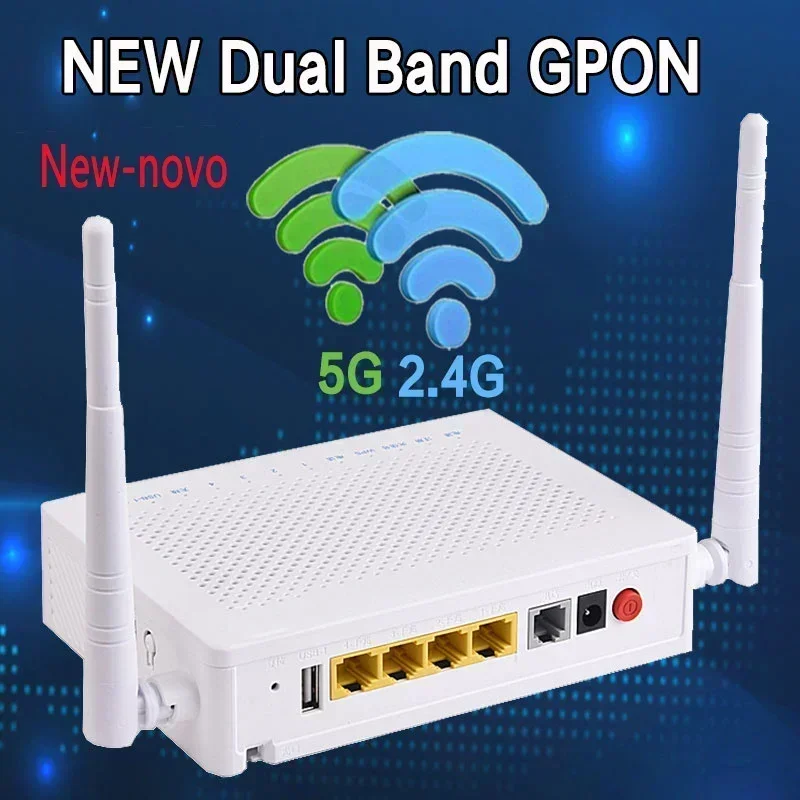 Brandneue f673av9a f673av9 4ge 2,4g & 5g Dualband Wifi GPON Glasfaser onu ftth englische Firmware ont ac