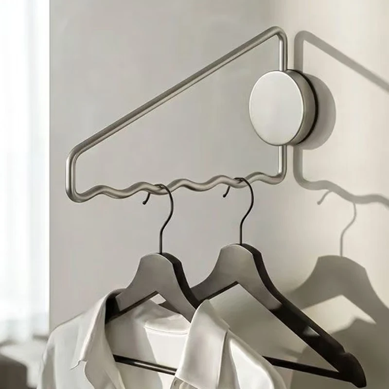 180° Rotatable Drying Racks Portable Balcony Clothes Organizer Rack Dressing Rooms Clothes Hangers Multi-functional Hanger