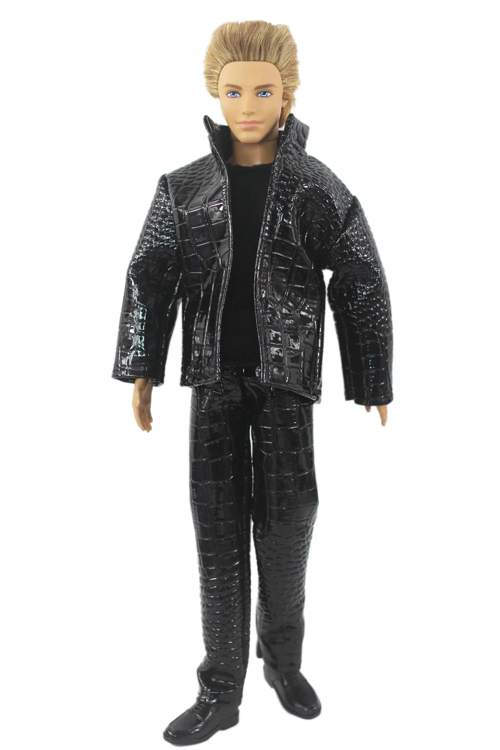 1 Set Doll Clothes Leather Coat Outfit for 12 inch Ken Doll Many Style for Choice A06